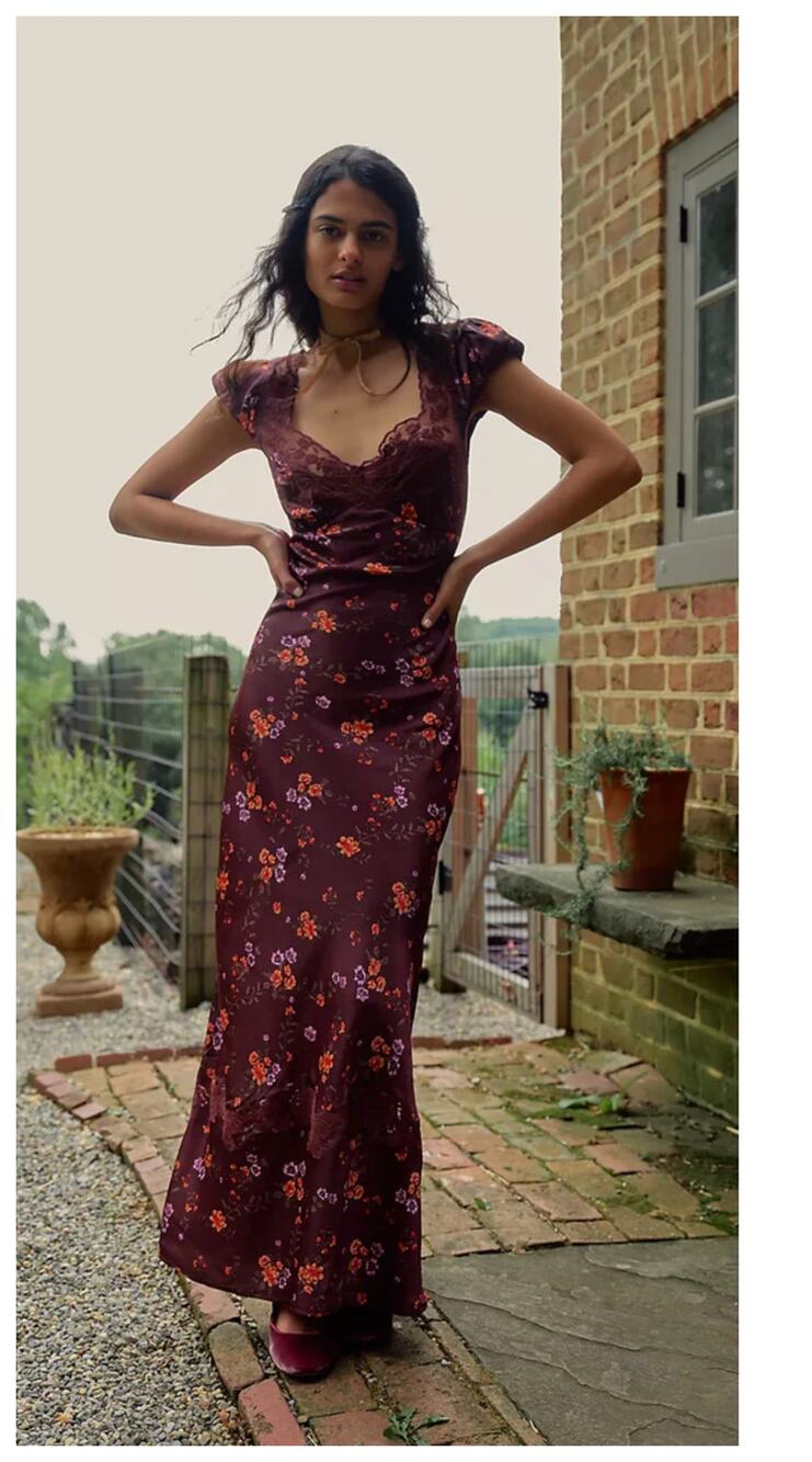 NEW Free People Butterfly Babe Cutout Maxi Dress Size Small